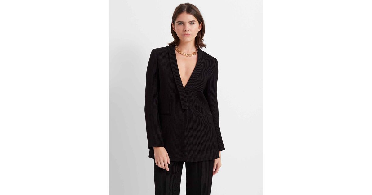 Club Monaco Black Chenille Cord Blazer Lyst