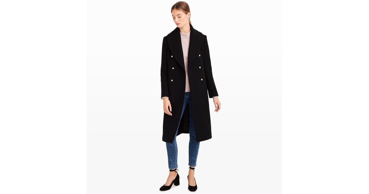 club monaco black coat
