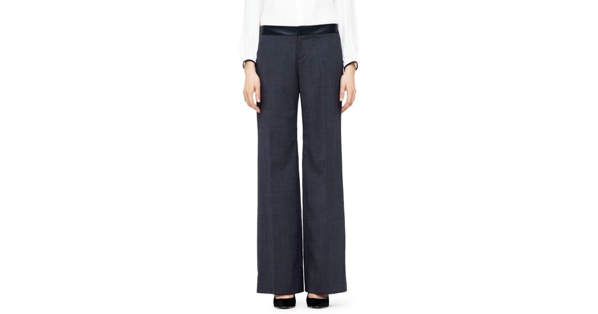 club monaco wide leg pants