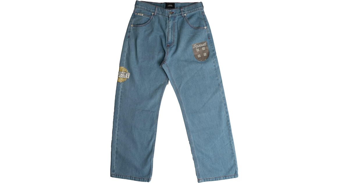 Rassvet (PACCBET) Varsity Straight Denim in Blue for Men | Lyst
