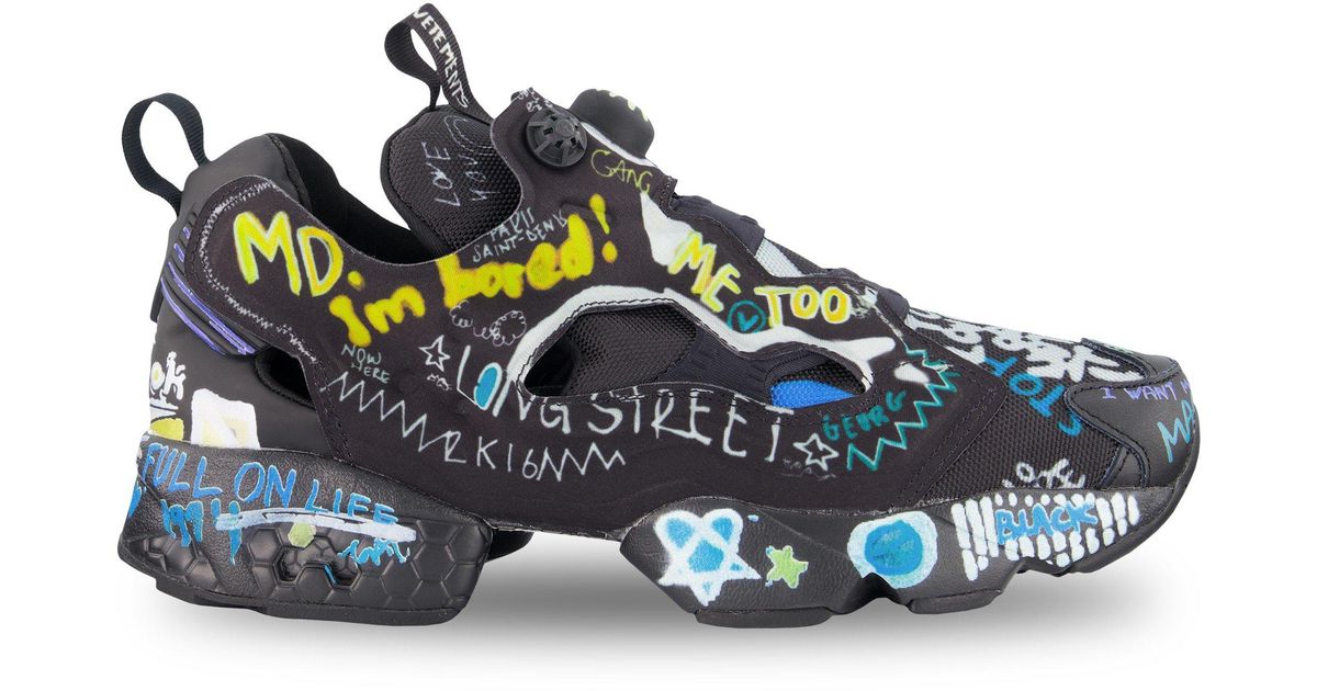 reebok pump graffiti