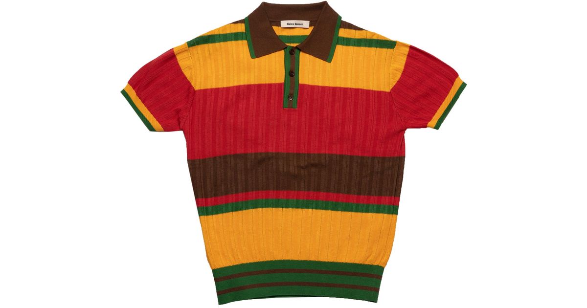 Wales Bonner Sun Polo for Men | Lyst
