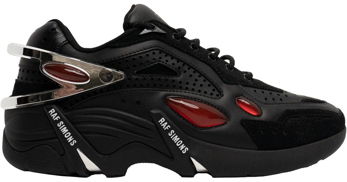 raf simons black and red