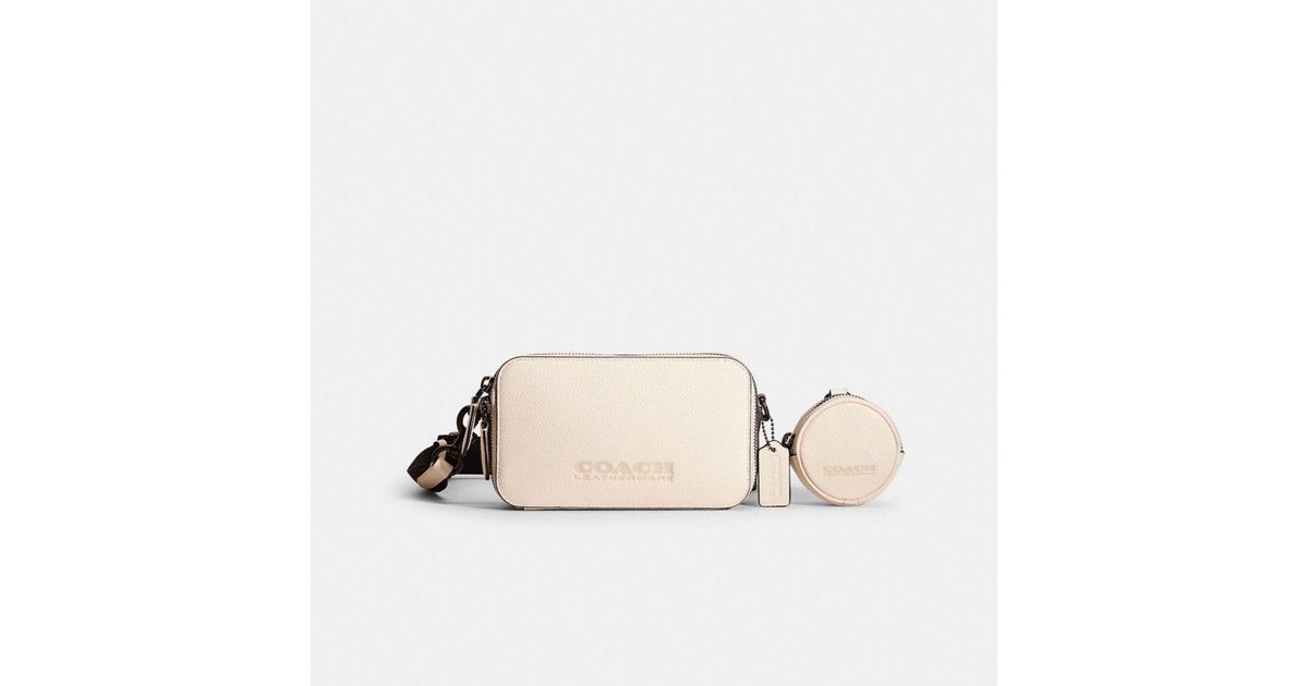 COACH Restored Charter Slim Crossbody in Natural for Men | Lyst