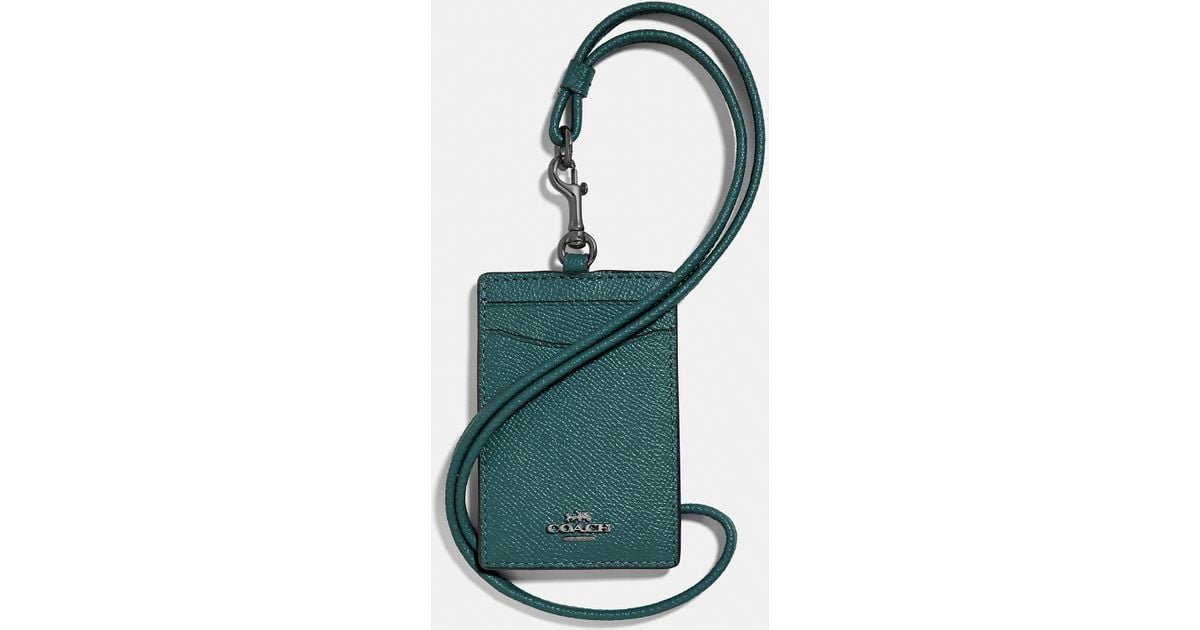 COACH Id Lanyard in Blue | Lyst COACH Id Lanyard in Blue | Lyst