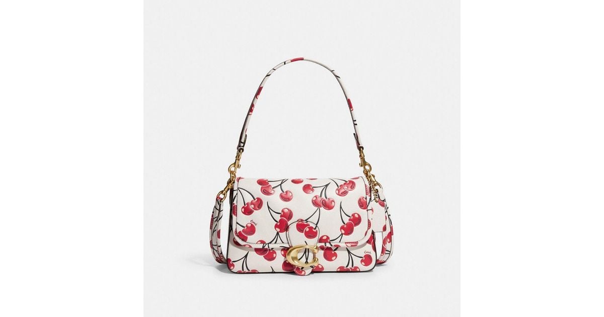 Coach cherry print bag sale