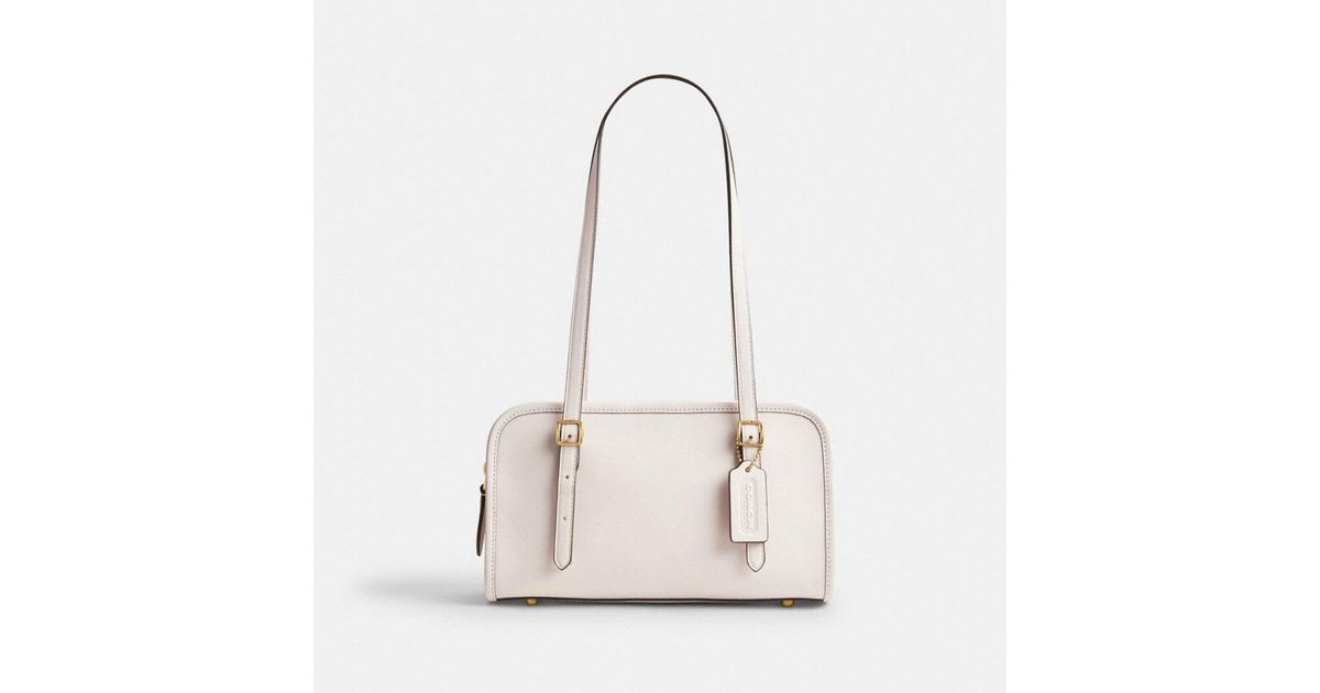 COACH Swing Zip Bag in White Lyst