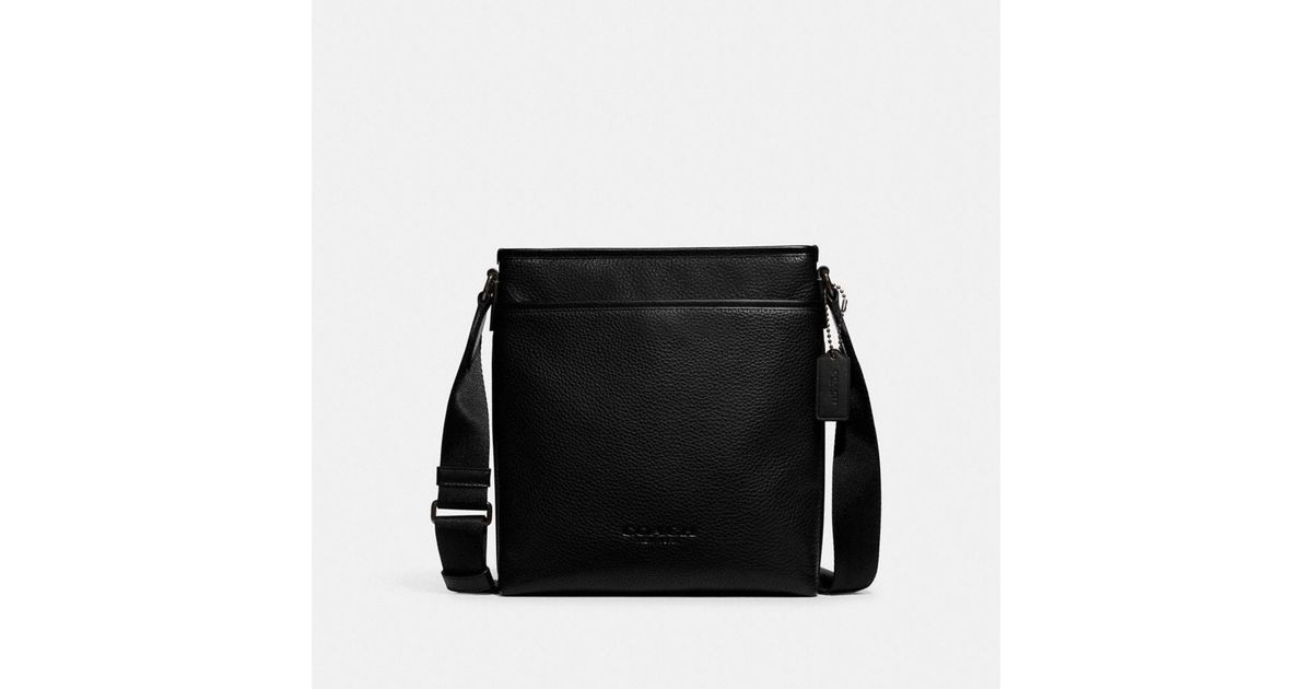 COACH Gotham Slim Crossbody in Black for Men Lyst