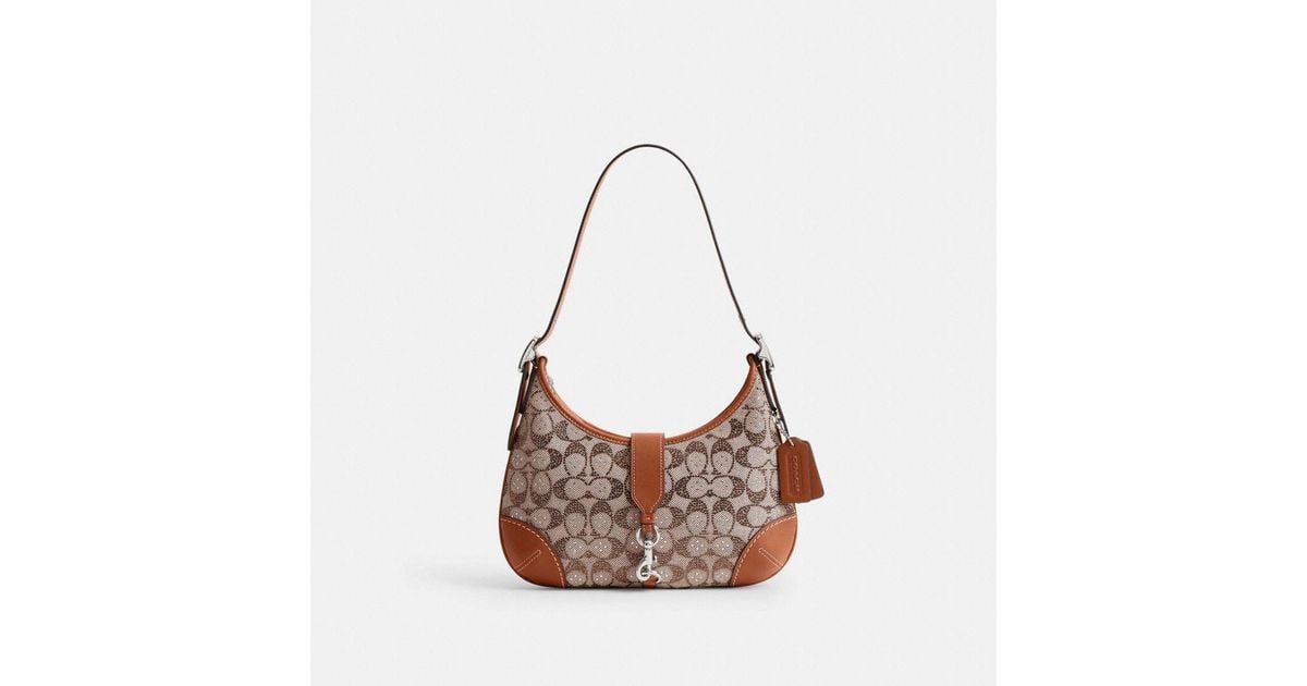 Amazon.com: Coach Hamptons Hobo Bag in Signature Jacquard