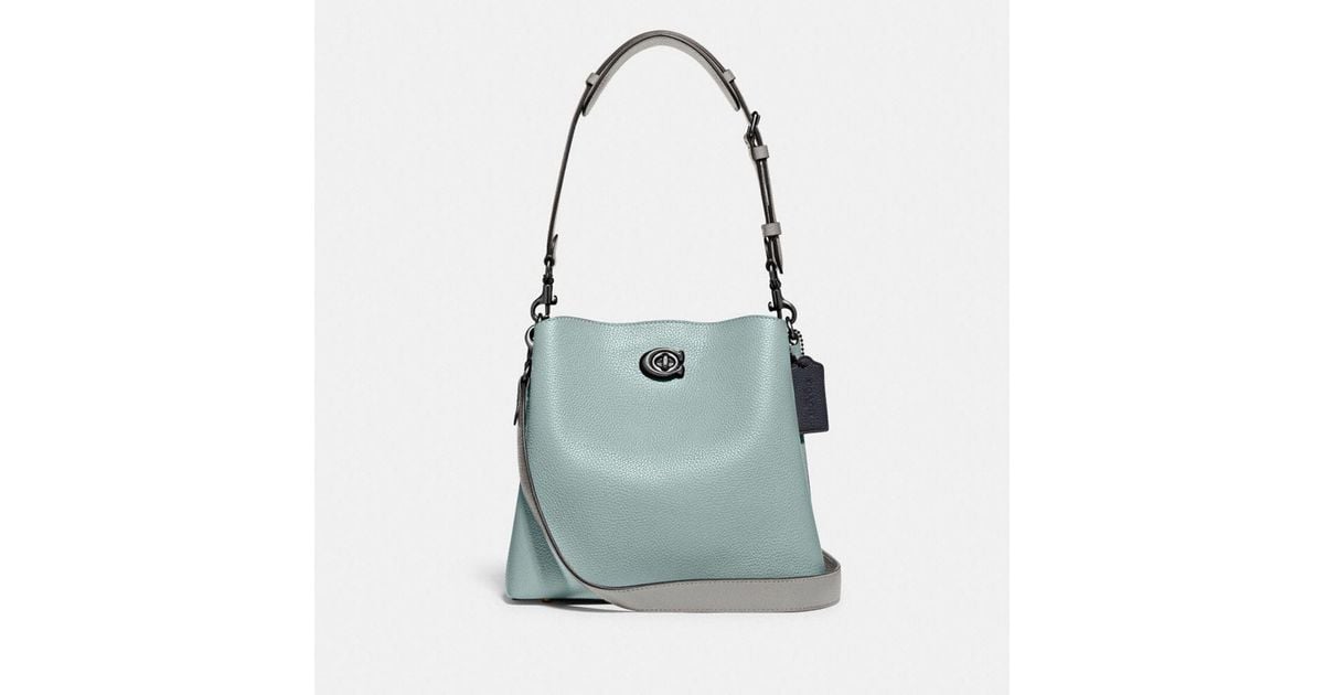 Coach Willow Bucket Bag - Coach - Leather - Grey – Bluefly