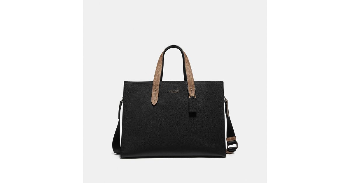 coach charlie briefcase