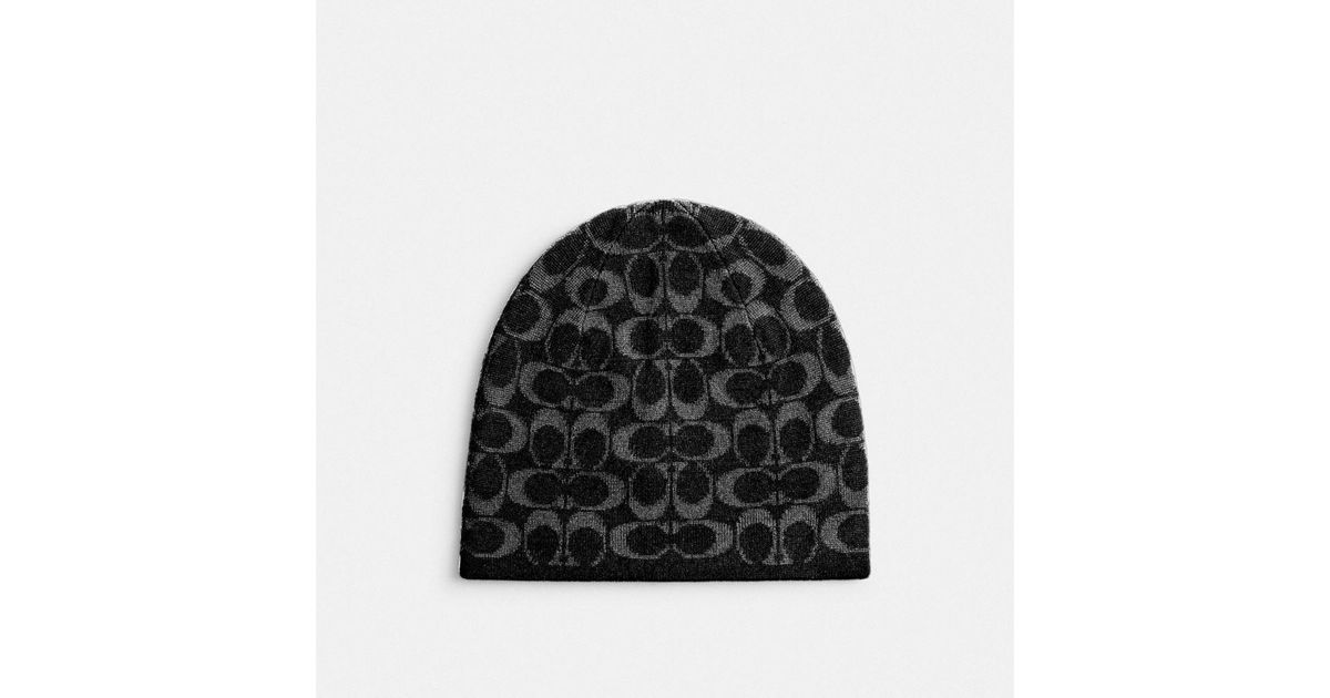 Coach Reversible Signature Beanie Coach Reversible Signature Beanie In Steam - 30% Off  main image 2