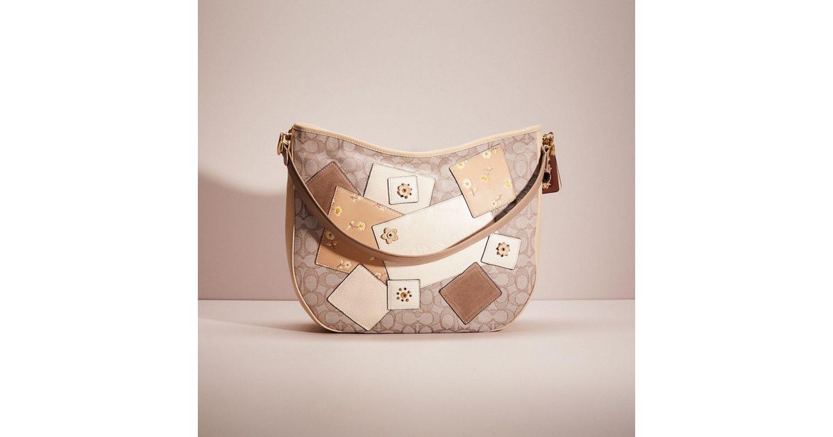 soft tabby bag in signature jacquard stone ivory