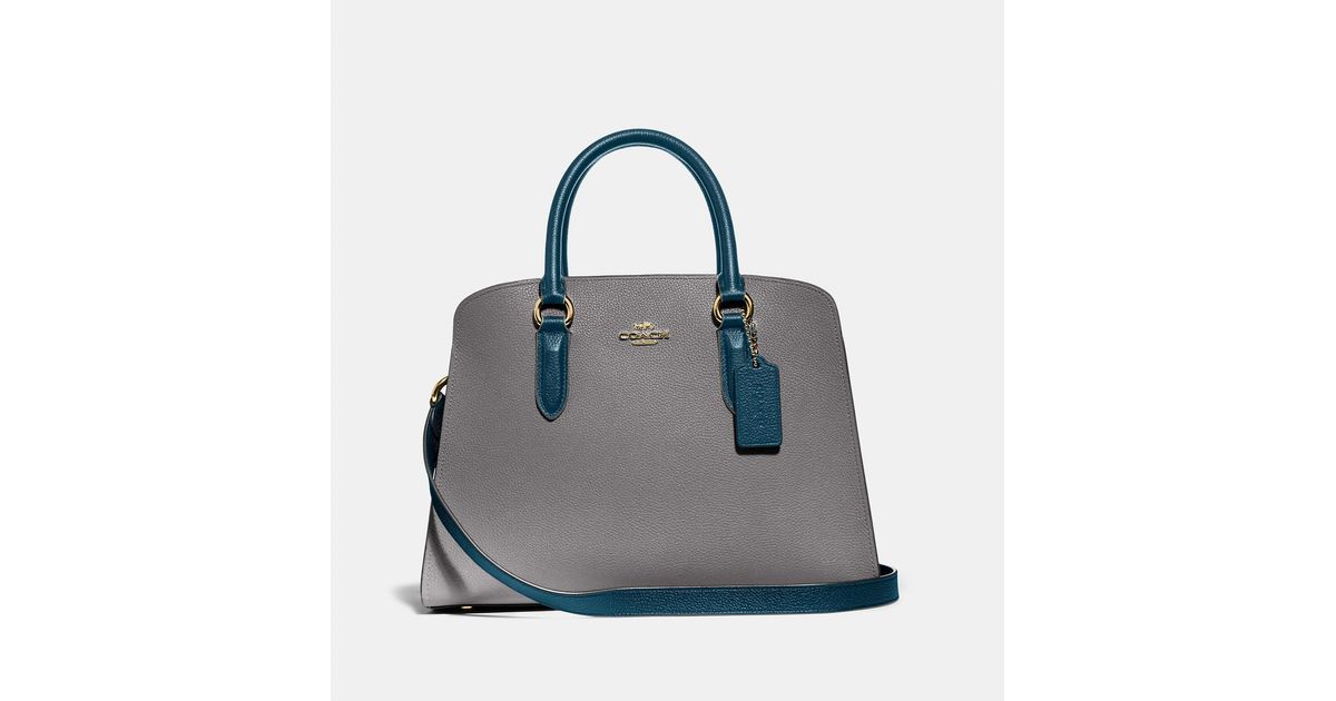 coach channing carryall in colorblock