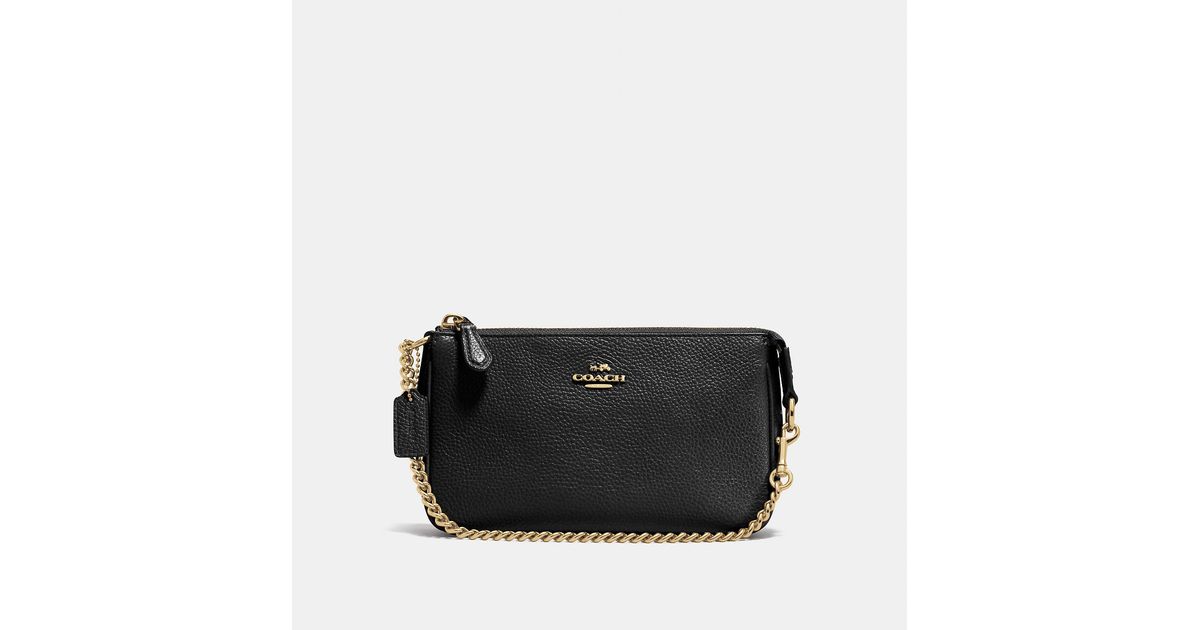 Wristlet nolita 19 leather handbag Coach Black in Leather - 31404403