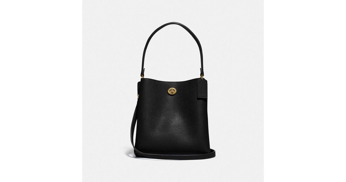 COACH Charlie Bucket Bag 21 in Black | Lyst