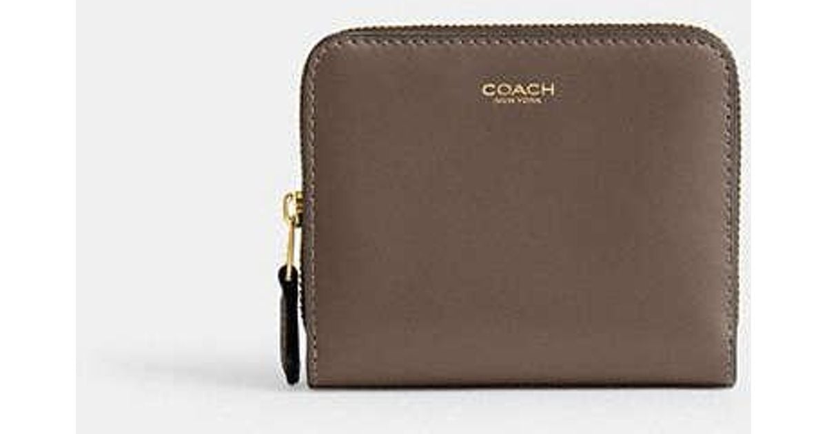 COACH New York Billfold Wallet in Brown | Lyst UK