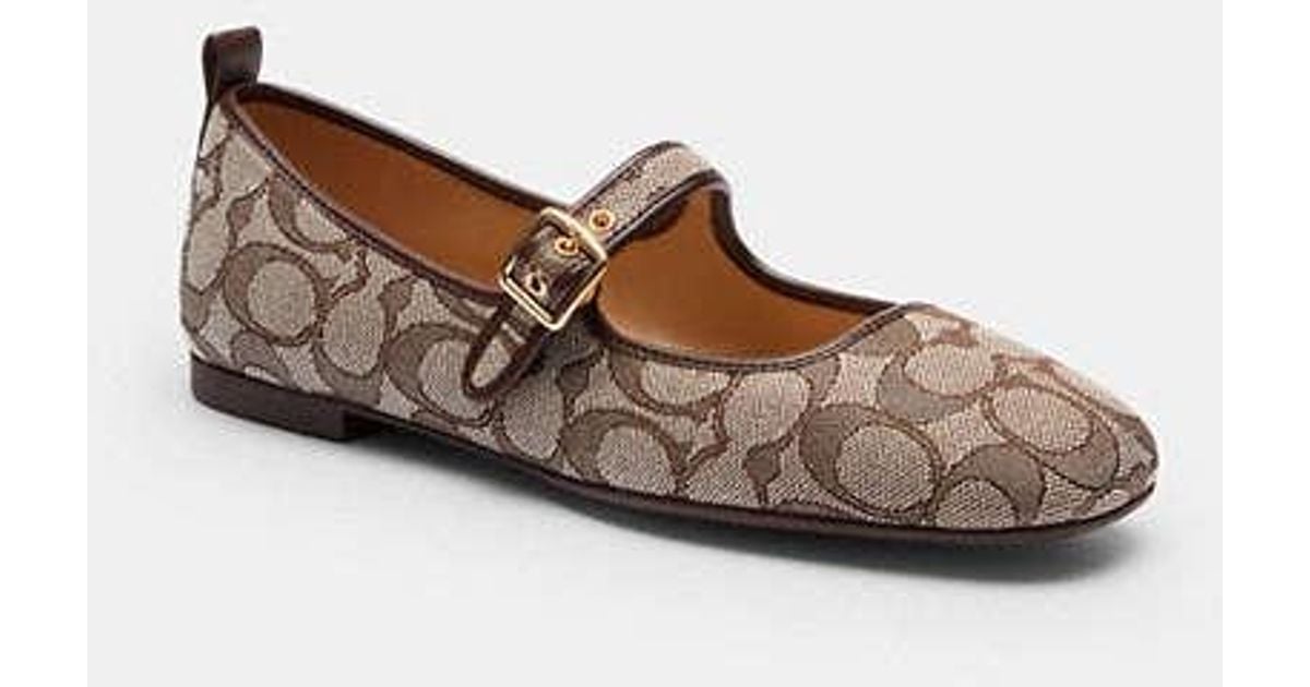 COACH C Rivet Mary Jane in Black | Lyst
