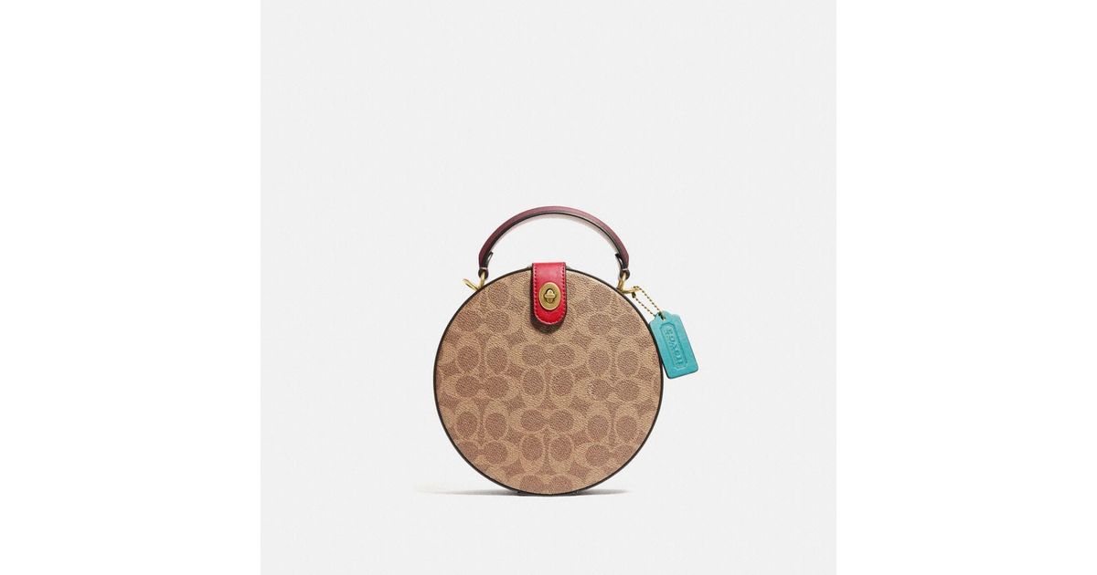 COACH Lunar New Year Circle Bag In Signature Canvas Lyst