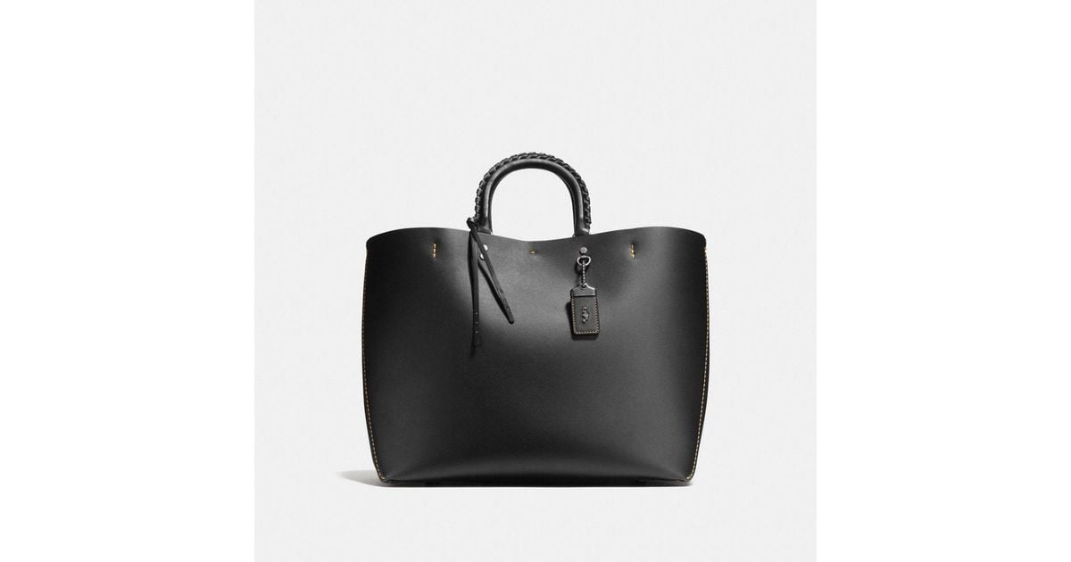 Rogue tote with whipstitch handle new arrivals