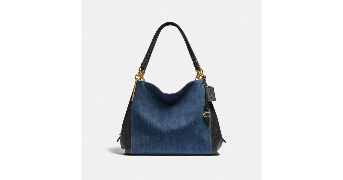 coach horse and carriage jacquard dalton 31 shoulder bag