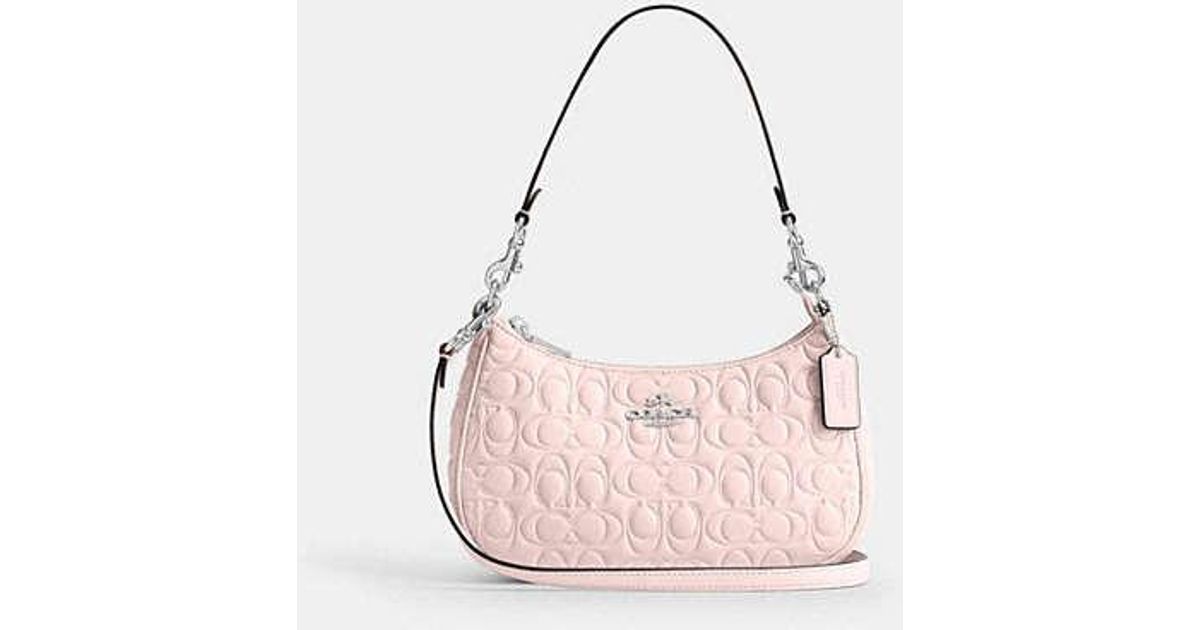 COACH Teri Shoulder Bag in Pink | Lyst