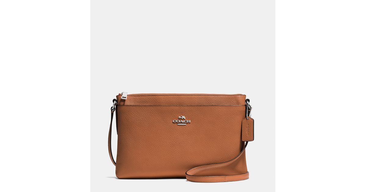 Coach Journal Crossbody in Pebble Leather