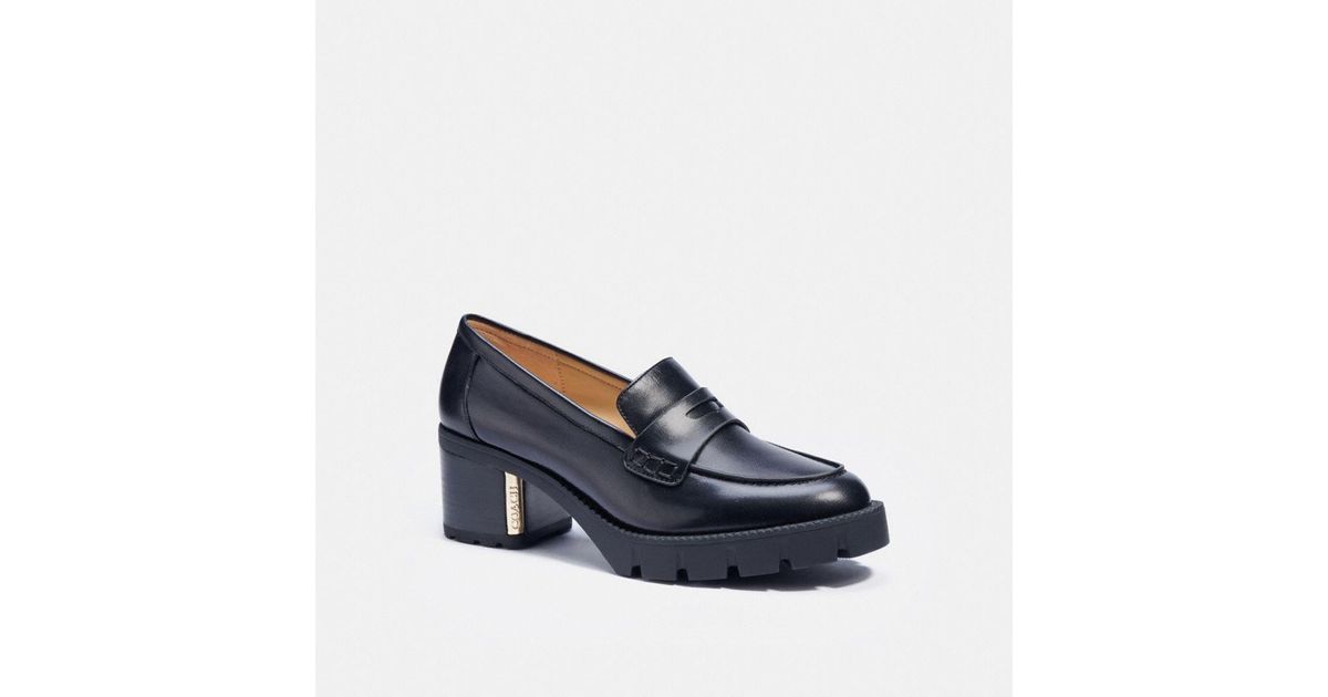 cora loafer coach