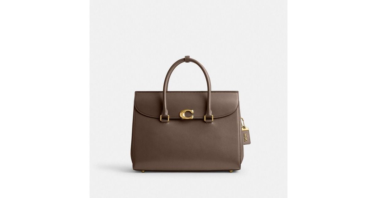 COACH Broome Carryall Bag 36 in Brown | Lyst