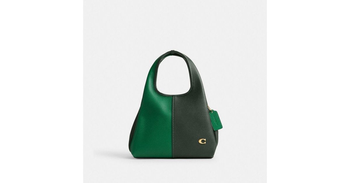 COACH Lana 23 In Colorblock in Green Lyst