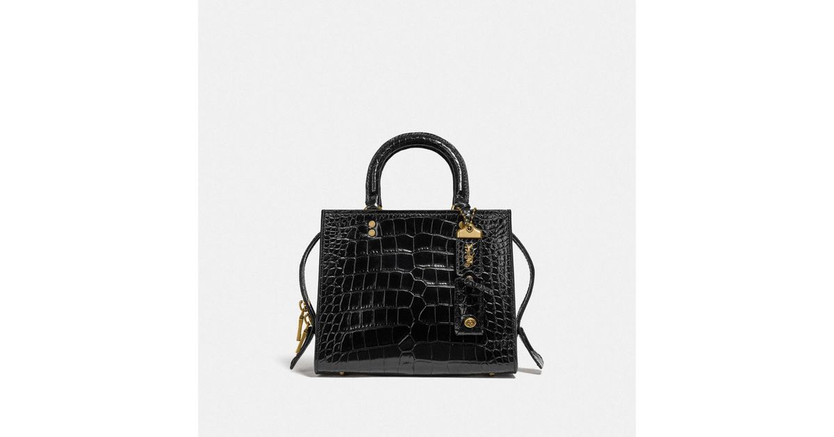 Coach alligator bag sale