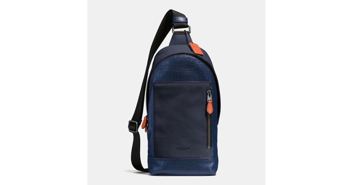 coach manhattan sling pack