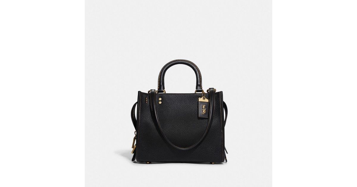 COACH Rogue 25 In Regenerative Leather in Black Lyst UK