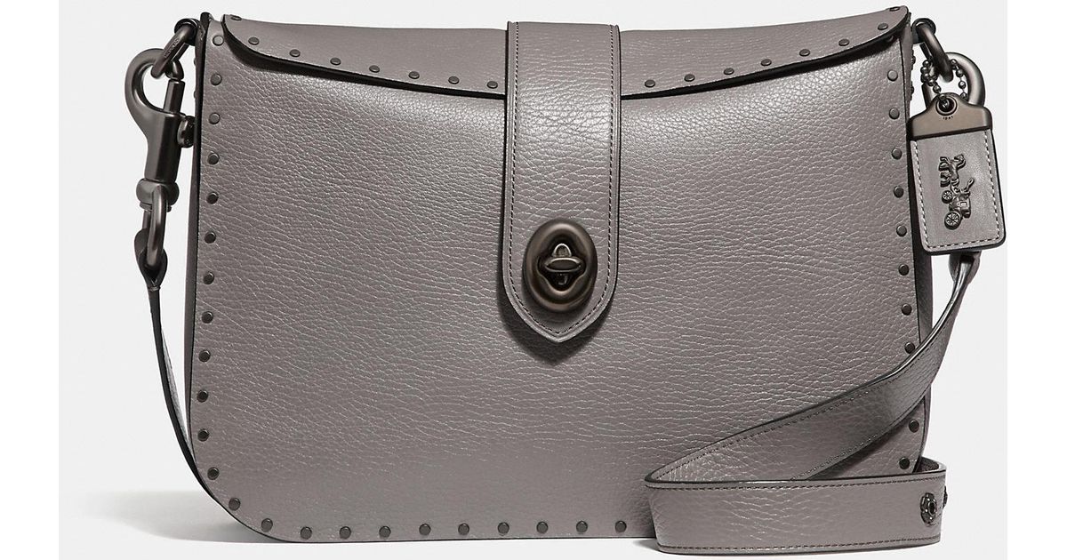 Coach page best sale 27 with rivets