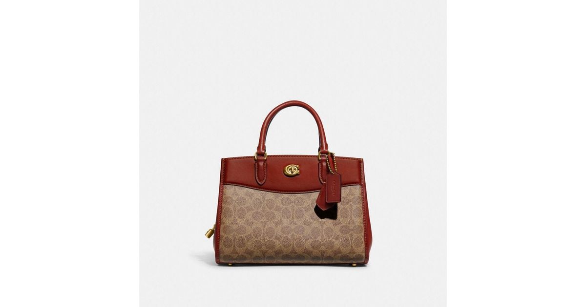 COACH Brooke Carryall 28 In Signature Canvas in Brown