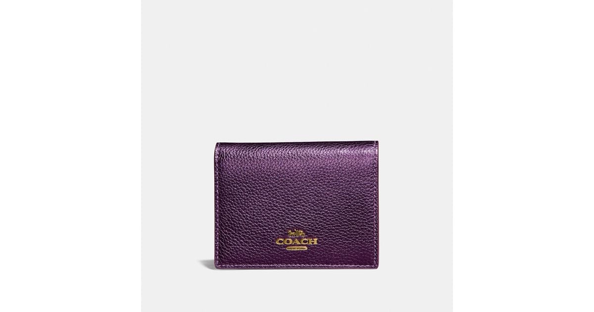 small purple wallet