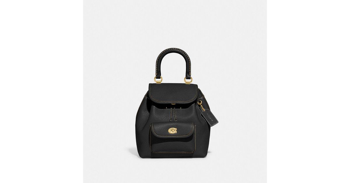 COACH Riya Backpack 21 in Black Lyst