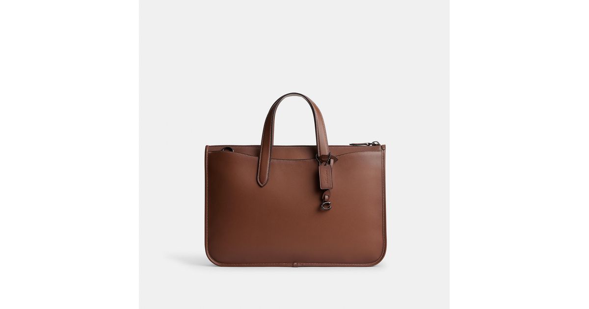 COACH Isaac Workbag in Brown for Men | Lyst