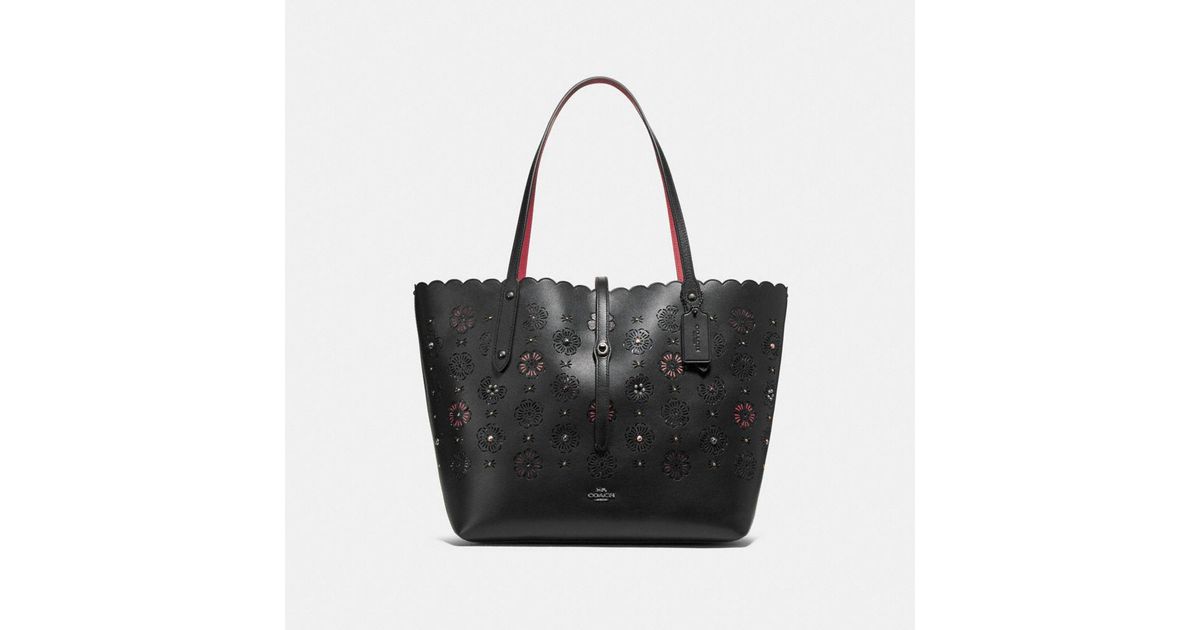 coach rose tote