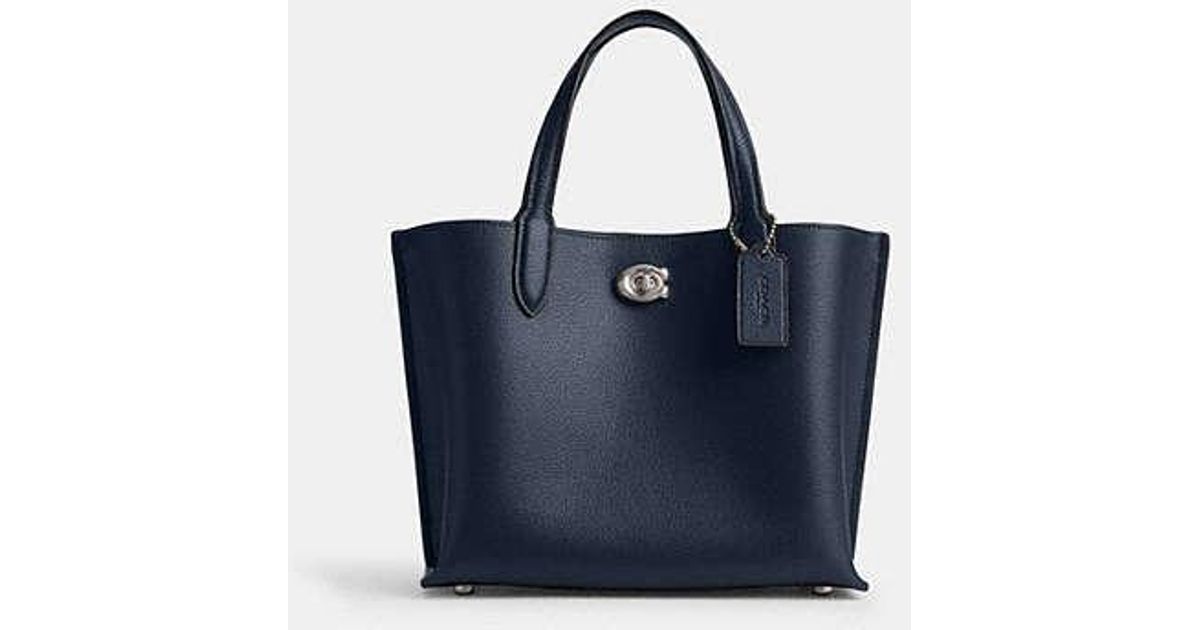 COACH Willow Tote Bag 24 in Black Lyst UK