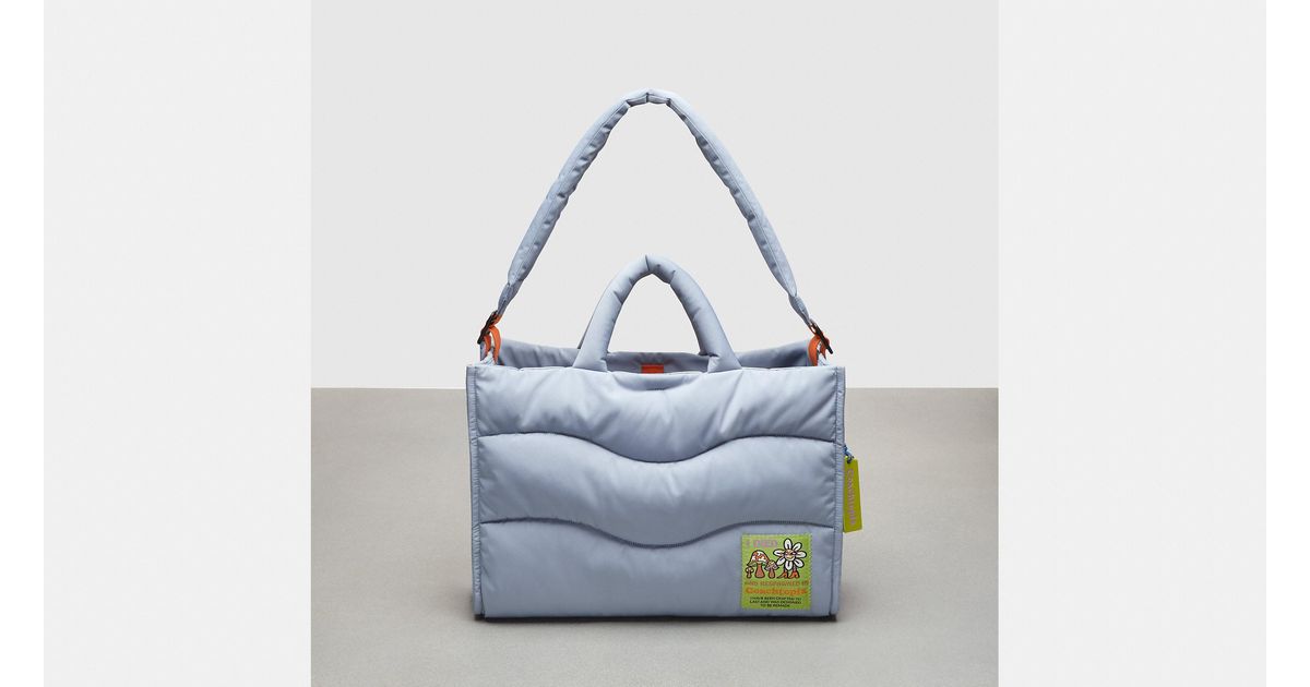 COACH Coachtopia Loop Quilted Wavy Tote Bag in Black Lyst UK