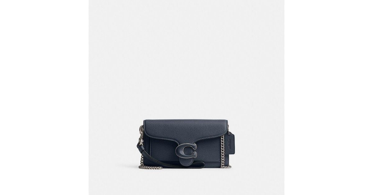 COACH Tabby Crossbody Wristlet in Blue Lyst