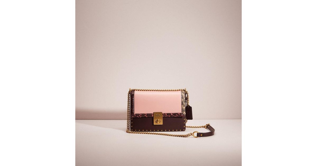 COACH Leather Restored X Jennifer Lopez Hutton Shoulder Bag In