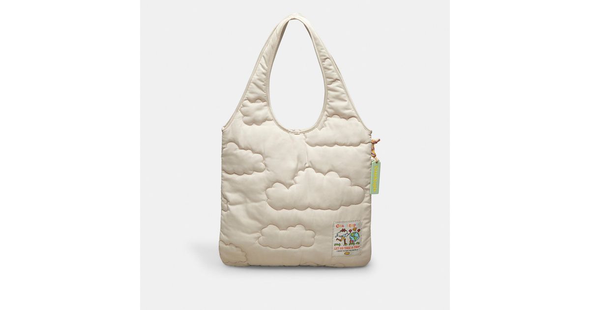 Coachtopia Loop Flat Tote With Quilting Sustainable & Eco Friendly