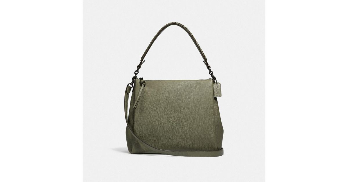 Coach shay shoulder bag with whipstitch detail sale