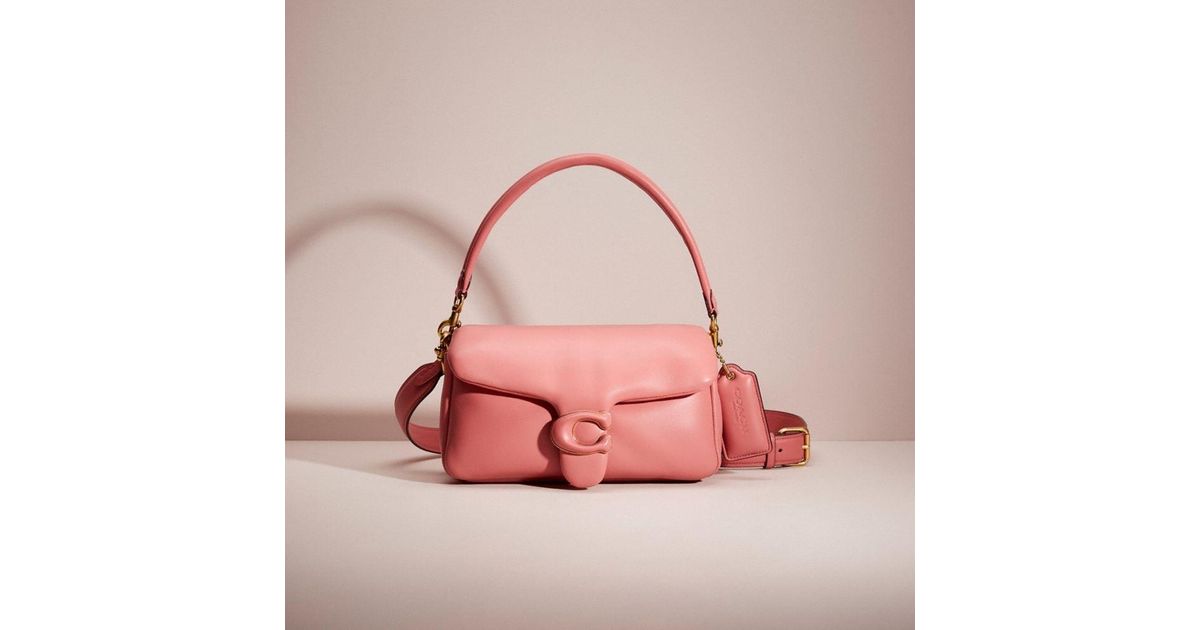 COACH Leather Restored Pillow Tabby Shoulder Bag 26 in Pink Lyst
