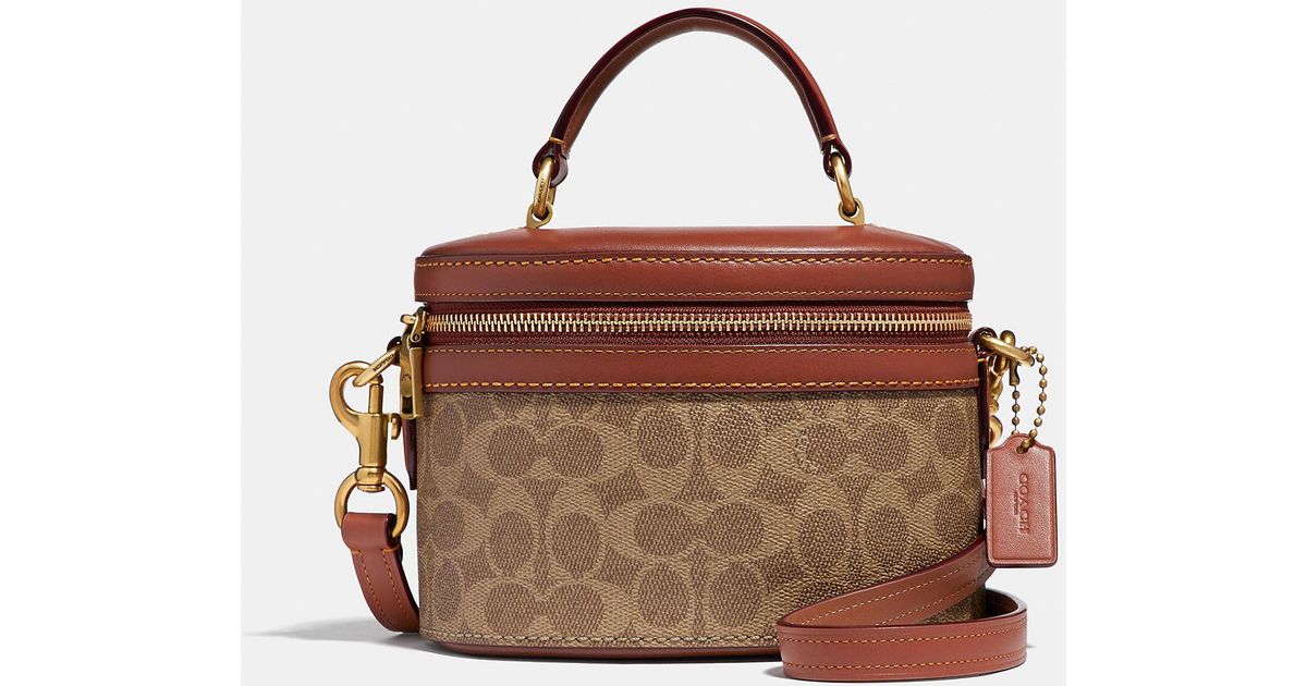 coach trail bag signature