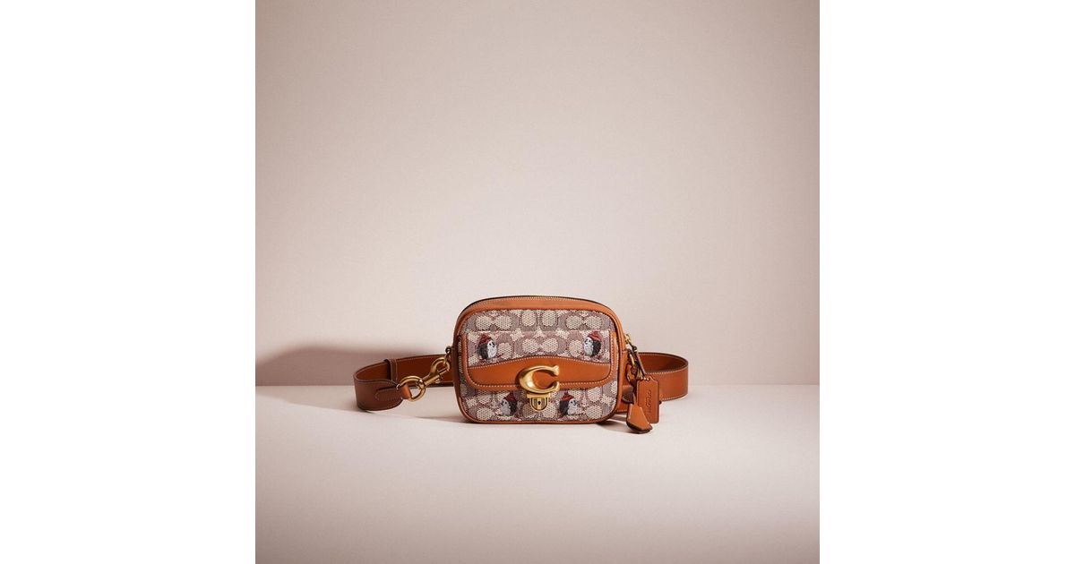 COACH Restored Studio Camera Bag 18 In Signature Textile Jacquard With