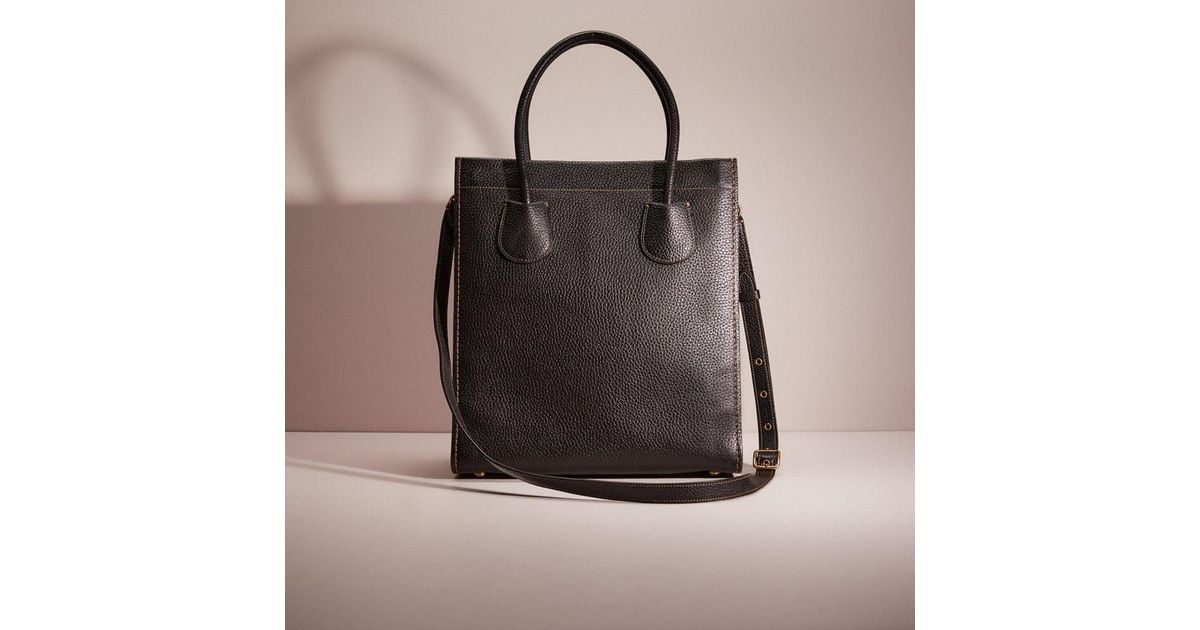 COACH Restored Cashin Carry Tote 29 in Black | Lyst