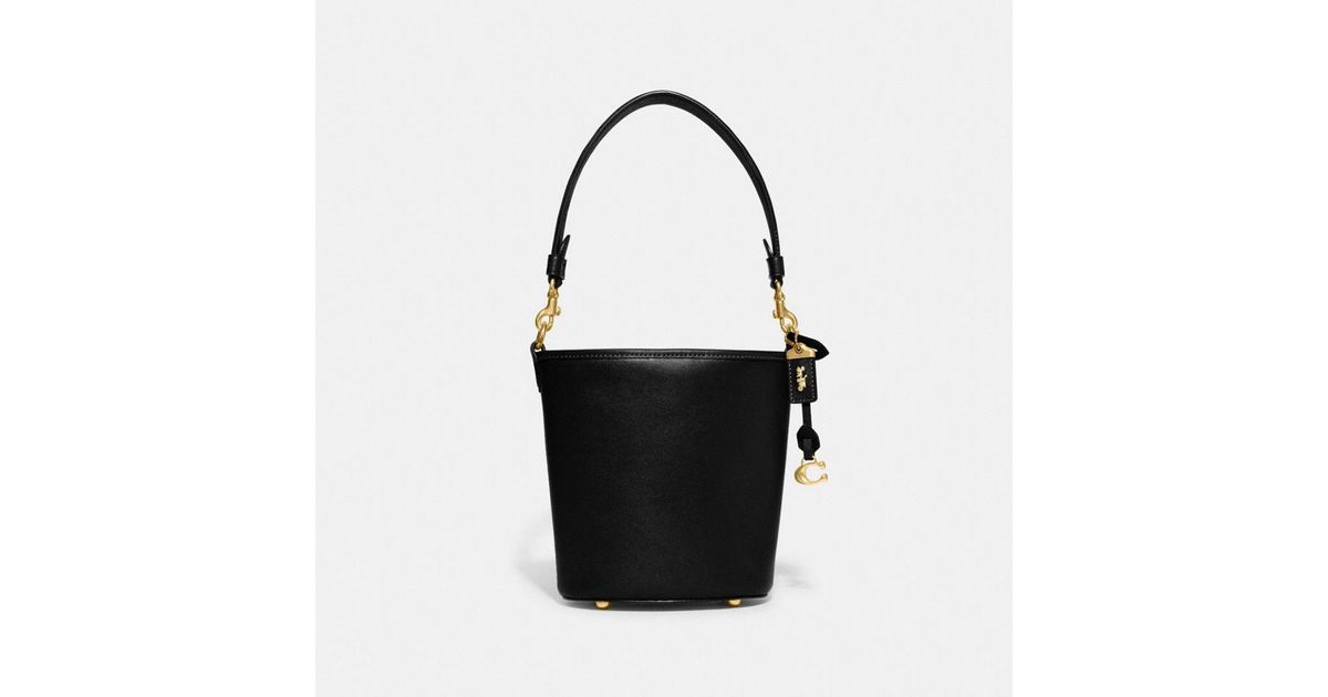 COACH Dakota Bucket Bag 16 in Black | Lyst